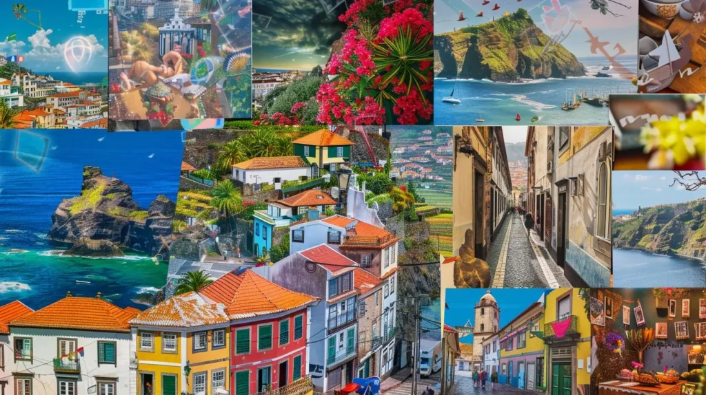 Madeira collage of various places